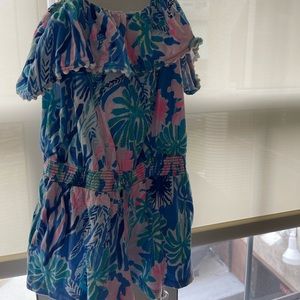 Lilly Pulitzer girls L (8-10) romper